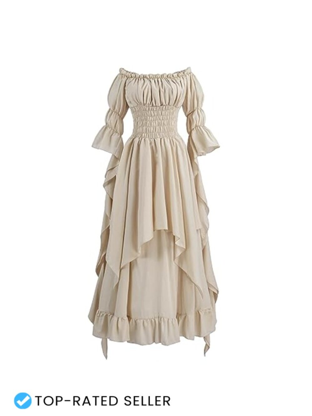 Renaissance Dress Women Medieval Costume Victorian Gothic Peasant Under Dress